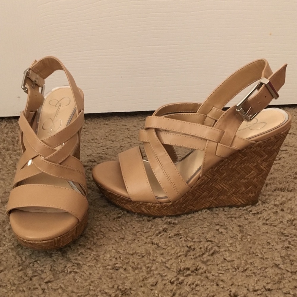 Jessica Simpson wedges